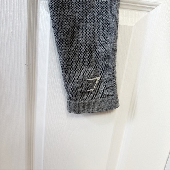 Gymshark Adapt Ombre High Waisted Leggings Yoga Black Marl Gray Women's M - Picture 11 of 11